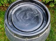 Grajewo ogłoszenia: Beczka plastikowa 220 litrów po spożywce. 
Czarna,  zakręcany... - zdjęcie