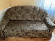 Grajewo ogłoszenia: Sofa rozkładana w kolorze brązów, w bardzo dobrym stanie. - zdjęcie
