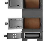 Grajewo ogłoszenia: Sprzedam piecyk-koza  szamotowy polski 6 kW + 10 rur i 3 kolanka... - zdjęcie