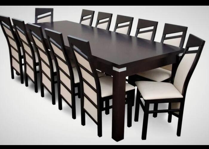 Grajewo ogłoszenia: Sprzedam stół oraz 12 krzeseł. Stan bardzo dobry, brak...