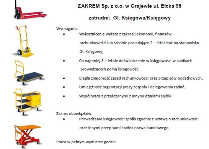 Grajewo ogłoszenia: Ogłoszenia o zatrudnieniu