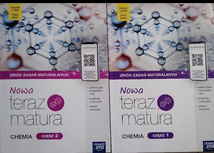 Grajewo ogłoszenia: Sprzedam zbiory zadań maturalnych CHEMIA cz.1 i 2.