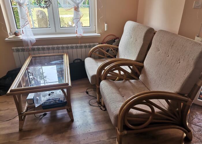 Grajewo ogłoszenia: Sprzedam bardzo ładne dwa zestawy mebli rattanowych idealnych do...