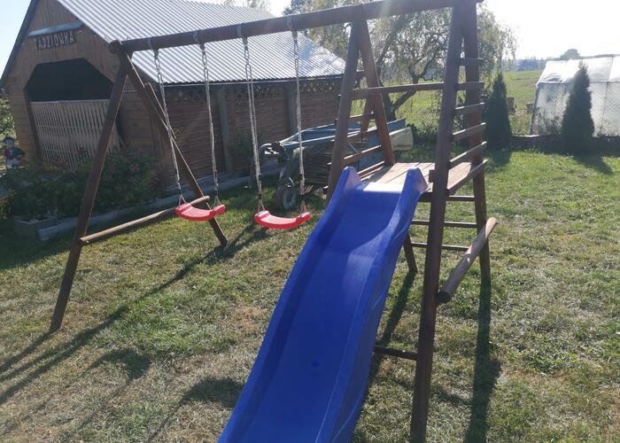 Grajewo ogłoszenia: Witam, sprzedam huśtawkę ogrodowa razem ze zjeżdżalnia. Stan...