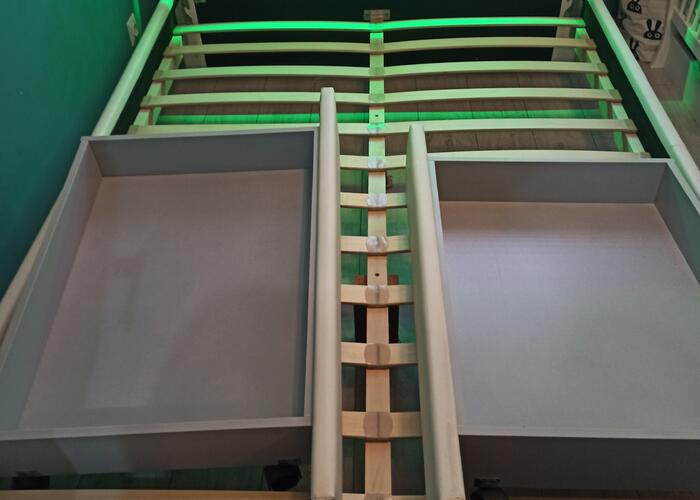 Grajewo ogłoszenia: Sprzedam łóżko sypialniane 140x200 z podświetleniem led i...