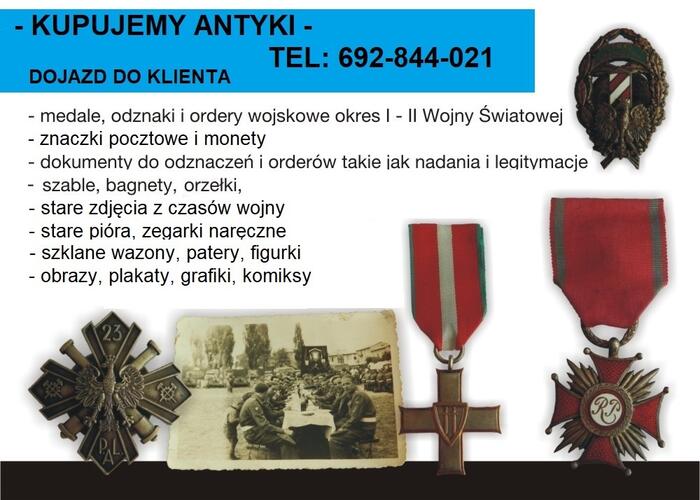 Grajewo ogłoszenia: KUPIĘ:
- Medale, odznaczenia i odznaki wojskowe 
- Kolekcje,...