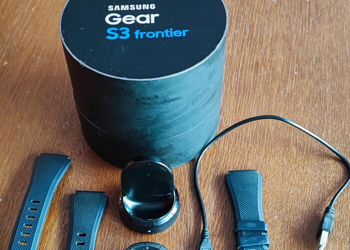 Grajewo ogłoszenia: Sprzedam zegarek Samsung Gear s3 Frontier. Lekkie ślady...