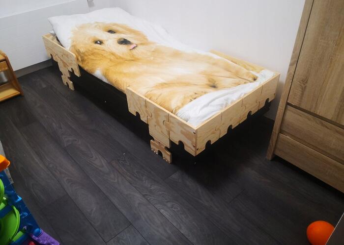 Grajewo ogłoszenia: Łóżko drewniane marki Smartwood na sprzedaż. Solidnie wykonane,...