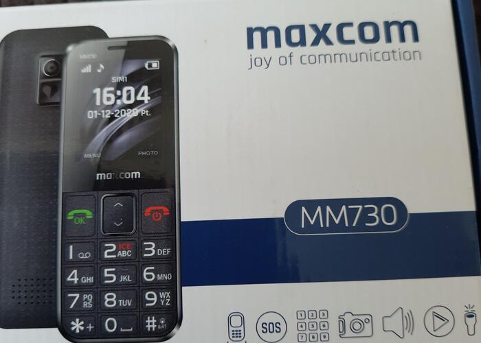 Grajewo ogłoszenia: Sprzedam nowy telefon dla seniora maxcom MM730. 
Informacje pod...