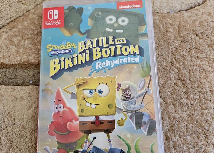 Grajewo ogłoszenia: SpongeBob Kanciastoporty Battle for Bikini Bottom gra na nintendo...