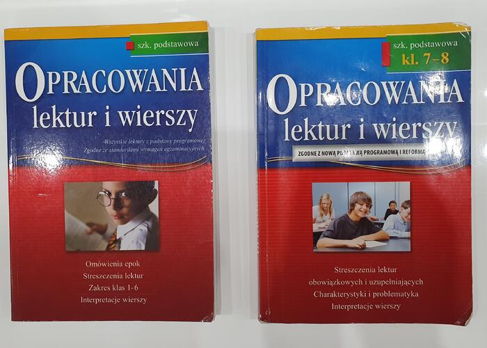 Grajewo ogłoszenia: Sprzedam opracowania lektur i wierszy do szkoły podstawowej...