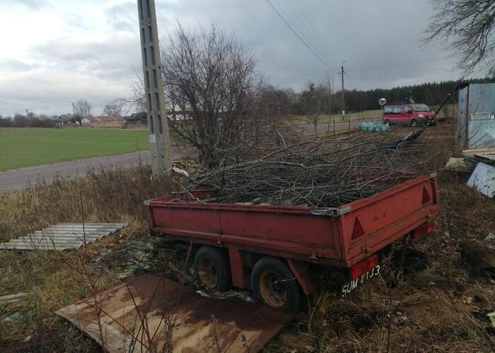 Grajewo ogłoszenia: Sprzedam przyczepkę samochodową na tandemie z dokumentami...