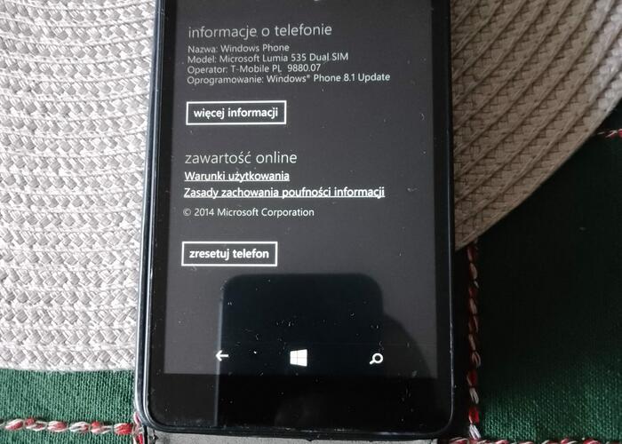 Grajewo ogłoszenia: Telefon microsoft Lumia 535 dual sim, ładowarka, pokrowiec.