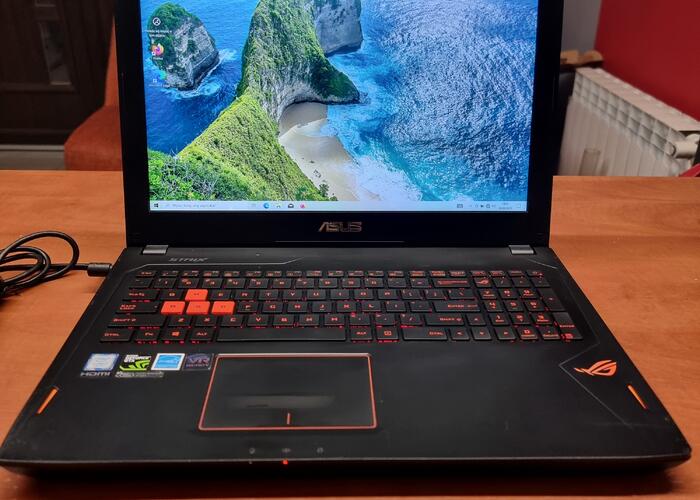 Grajewo ogłoszenia: Sprzedam laptopa gamingowego ASUS Rog Strix GL502VSK, po...