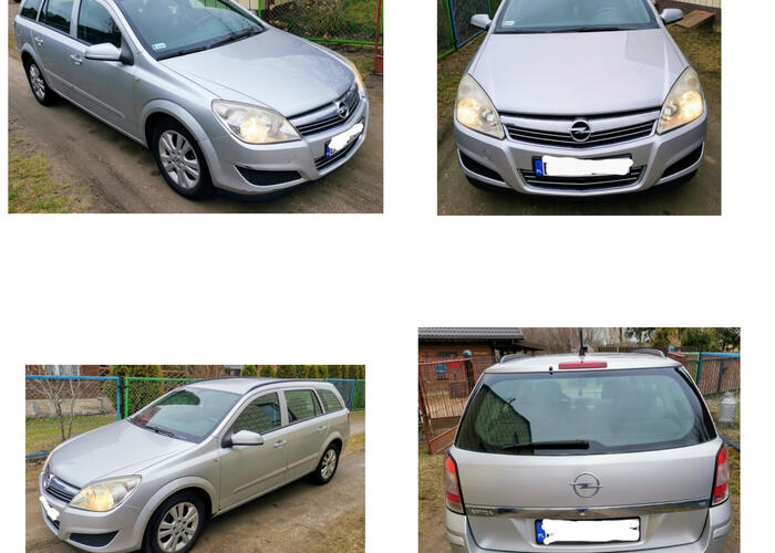 Grajewo ogłoszenia: Sprzedam Opel Astra H Kombi 1,6 benzyna + gaz, rok 2007. 5...