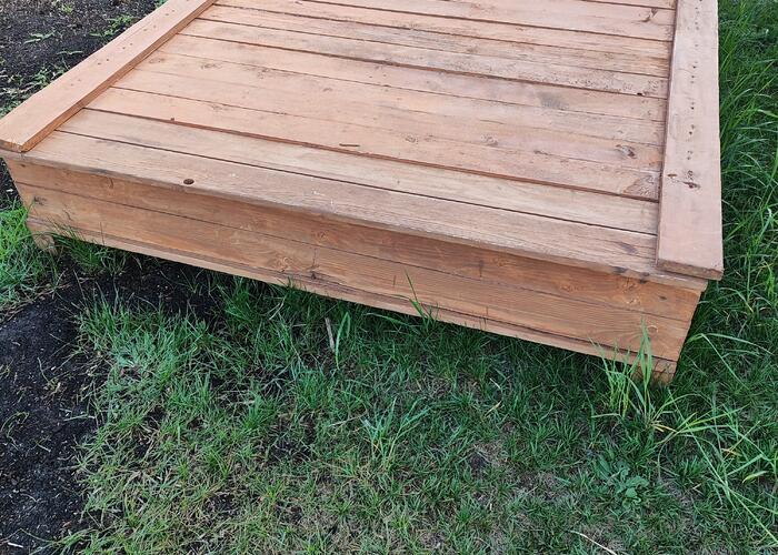 Grajewo ogłoszenia: Piaskownica dla dziecka wymiar 140x140x20 . Cena bez negocjacji....