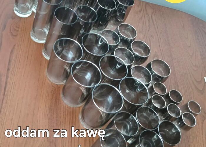 Grajewo ogłoszenia: Wymienię zestaw szklanek i kieliszków na kawę rozpuszczalną.