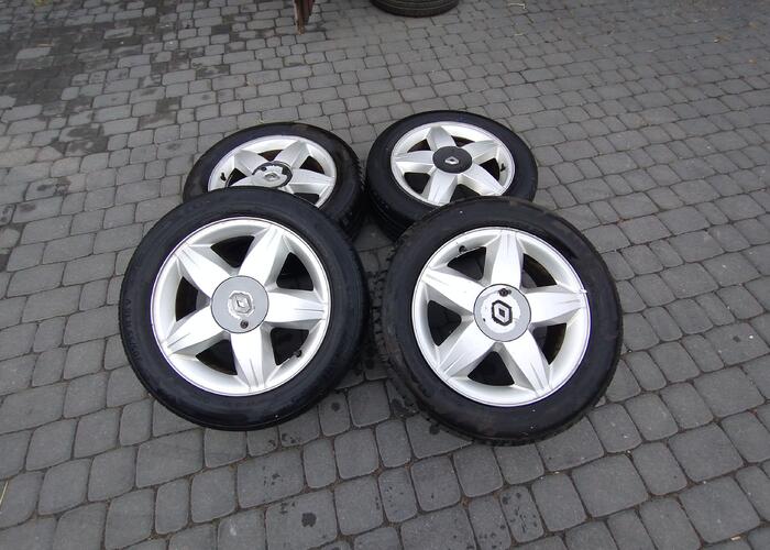 Grajewo ogłoszenia: Sprzedam alufelgi aluminiowe 16 cali - Renault Megane 2 wraz z oponami