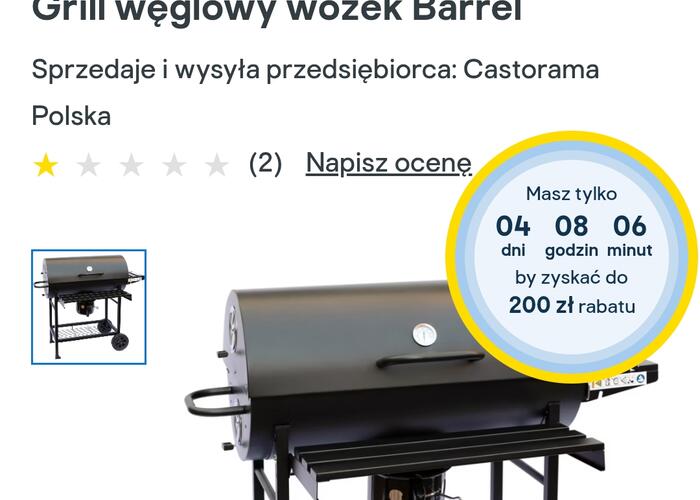 Grajewo ogłoszenia: Sprzedam za symboliczną kwotę grill węglowy. Sprzedaje z powodu...