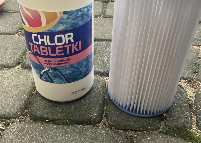 Grajewo ogłoszenia: Oddam; 3 tabletki do basenu + nowy filtr