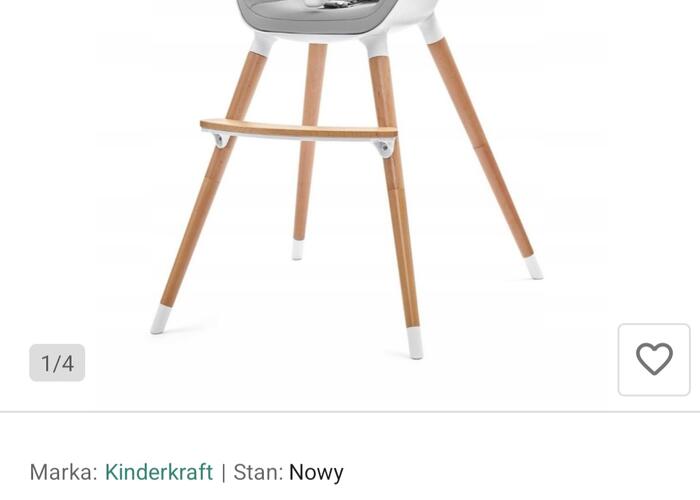 Grajewo ogłoszenia: Sprzedam krzesełko do karmienia kinderkraft.
Stan bardzo dobry....