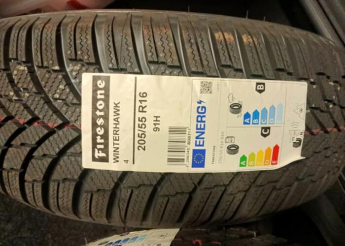 Grajewo ogłoszenia: Sprzedam komplet nowych opon zimowych Firestone WINTERHAWK 4 205/55...