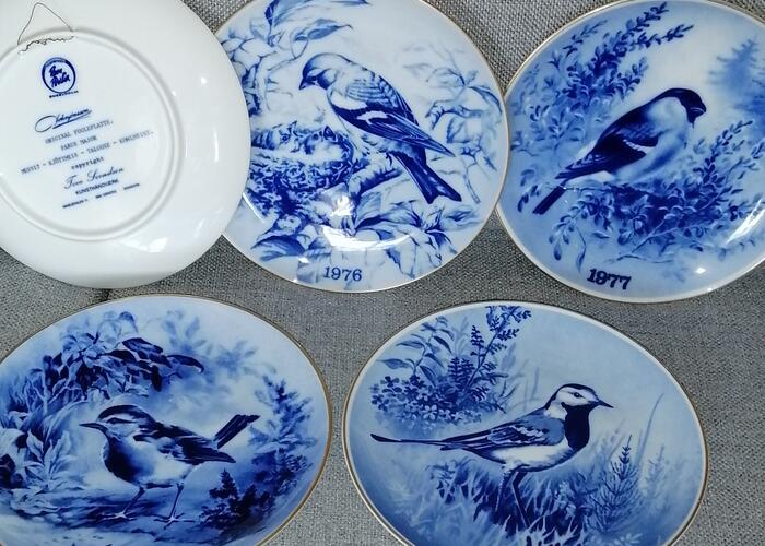 Grajewo ogłoszenia: Sprzedam 4 talerze porcelanowe dekoracyjne z lat 70-tych stan idealny