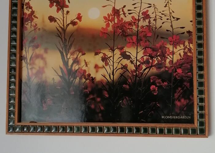 Grajewo ogłoszenia: Sprzedam obrazek 32cm boki wybite kamyki w kolorze butelkowym, stan...