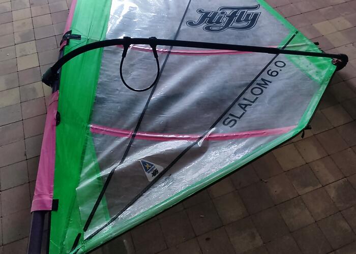 Grajewo ogłoszenia: Oddam deskę windsurfingową wraz z pędnikiem. Żagiel delikatnie...