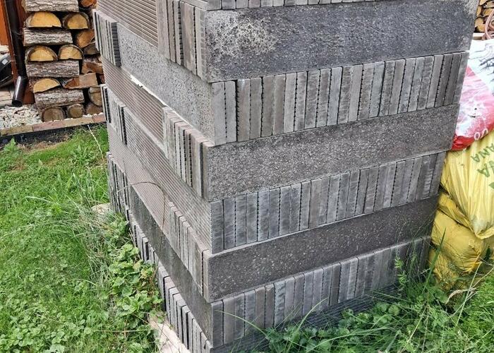 Grajewo ogłoszenia: Sprzedam 31,5 m2 (280szt.) deski z betonu architektonicznego,...