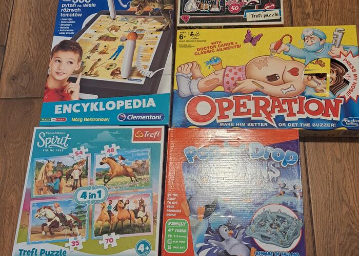 Grajewo ogłoszenia: Sprzedam gry , puzzle i gry.