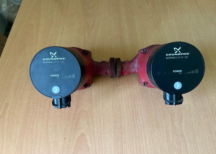 Grajewo ogłoszenia: Sprzedam 2  szt. pomp do c.o  firmy Grundfos  ALPHA 2L 25-60  180....