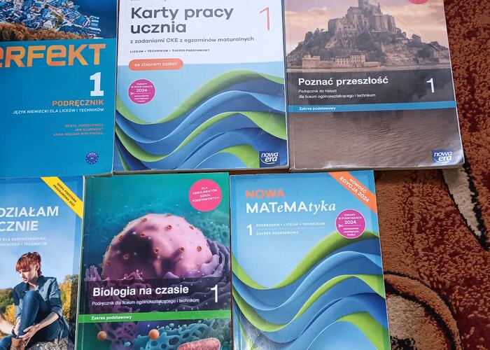 Grajewo ogłoszenia: Sprzedam książki do  1 klasy technikum