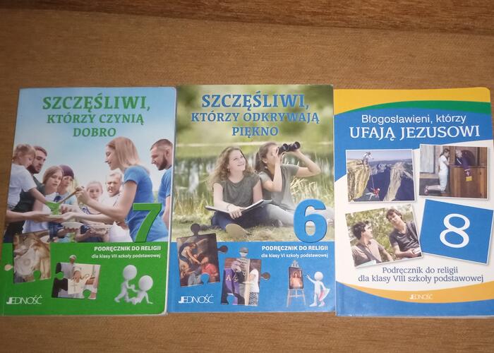 Grajewo ogłoszenia: Sprzedam książki z religii z różnych klas podstawówki.