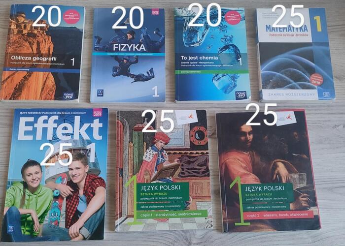 Grajewo ogłoszenia: Sprzedam książki do liceum lub technikum. Ceny podane są na...