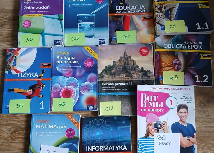 Grajewo ogłoszenia: Sprzedam podręczniki.