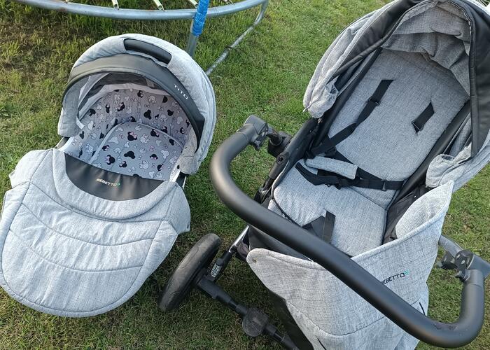 Grajewo ogłoszenia: Sprzedam wózek 2w 1 firmy Bebetto tito. Wózek do odświeżenia. W...
