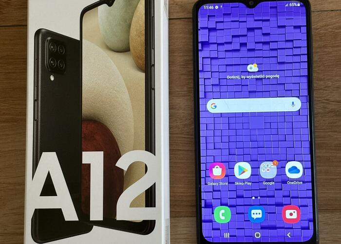 Grajewo ogłoszenia: Sprzedam telefon Samsung A12, bateria trzyma bardzo długo, jedyny...