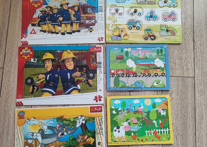 Grajewo ogłoszenia: Sprzedam widoczne na zdjęciu puzzle, stan bardzo dobry -