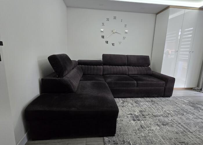 Grajewo ogłoszenia: Nowoczesna, grafitowa sofa narożna o wymiarach 215 cm x 270 cm....