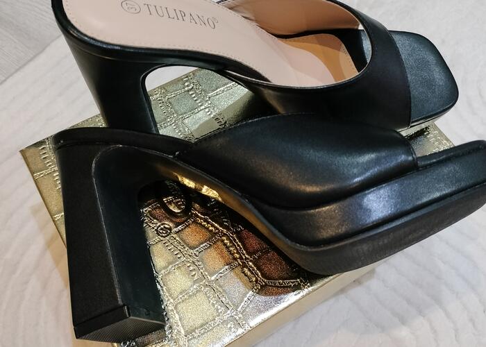 Grajewo ogłoszenia: sprzedam nowe klapki na słupku wys.obcasa 10cm