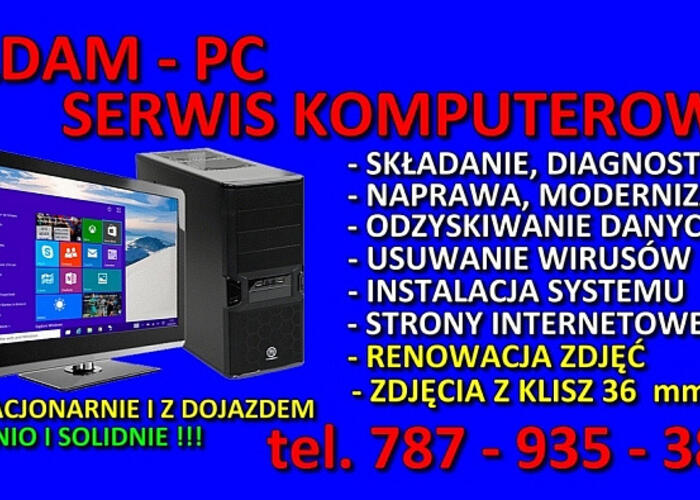 Grajewo ogłoszenia: Oferuję wszelkiego rodzaju usługi komputerowe, tj.:
-...