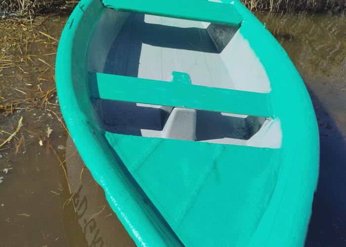 Grajewo ogłoszenia: Na sprzedaż dwu płaszczowa łódka o wymiarach 280 x 130 cm