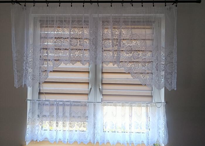 Grajewo ogłoszenia: Komplet firan do kuchni zazdrosna szer 300 cm dl 45 firana 350 cm z...