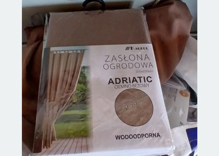 Grajewo ogłoszenia: Sprzedam 5 sztuk zasłon tarasowych 155x200 I karnisze linkowe 5m...