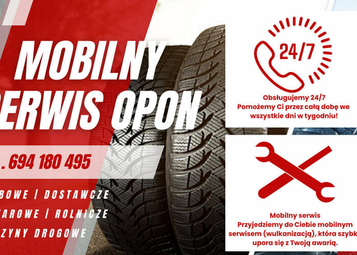 Grajewo ogłoszenia: Mobilna Wulkanizacja 24/7 PHU K&K Krzysztof Wiśniewski...