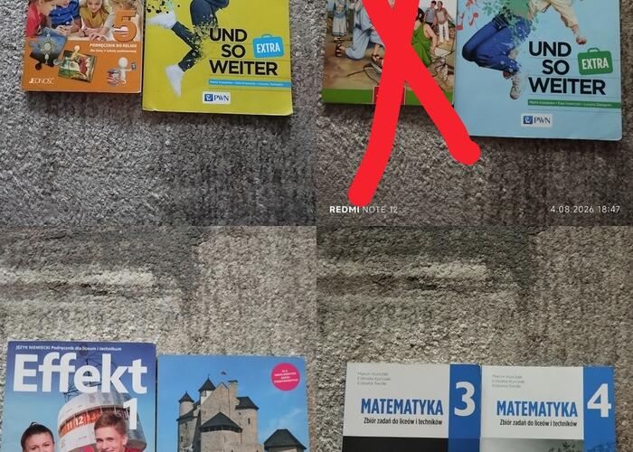 Grajewo ogłoszenia: Sprzedam podręczniki