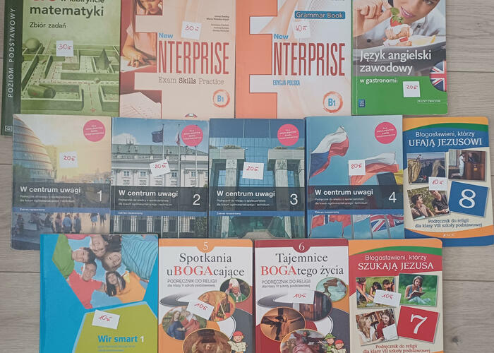 Grajewo ogłoszenia: Sprzedam książki widoczne na zdjęciu.