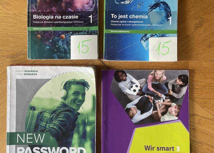 Grajewo ogłoszenia: Sprzedam książki do kl. 1 LO oraz podręcznik do niemieckiego kl. 6