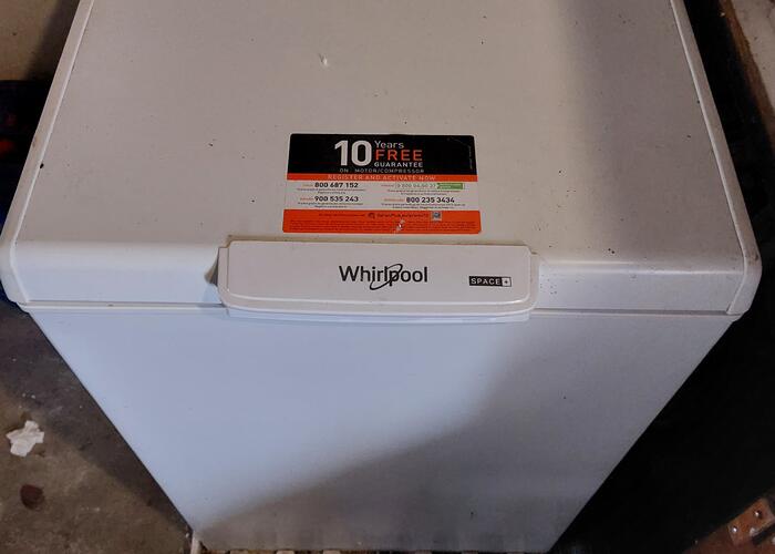 Grajewo ogłoszenia: Sprzedam zamrażarkę skrzyniową WHIRLPOOL  w bardzo dobrym stanie...